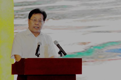 多宝·duobao官方网站党委书记孟卫东讲话(栗晶晶 摄)